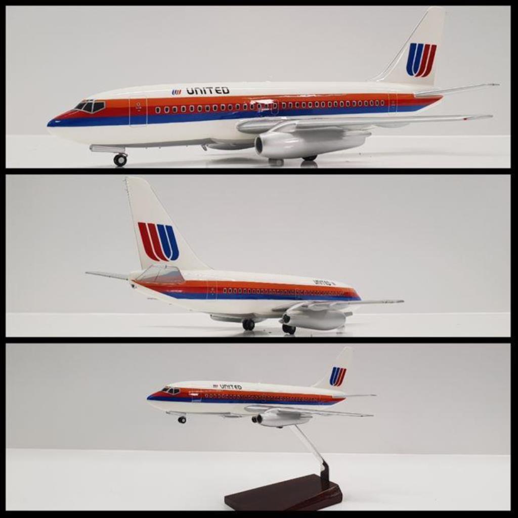 United - B737-200 - (1:144)